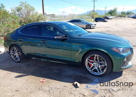 2021 Genesis G70 3.3T Awd из США, поврежденный, VIN KMTG34LE7MU074150